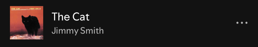 The Cat  - jimmy Smith